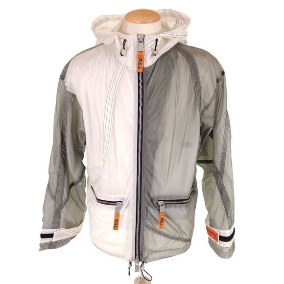 Heron Preston Exclusive Jump Jacket XXS Oversized Unisex Gray NWT Grail! - Picture 2 of 16